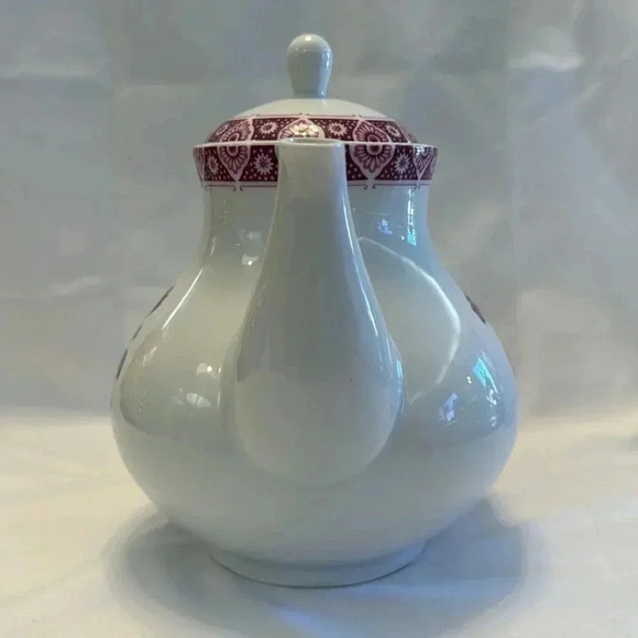 Vintage Porcelain Teapot Bohemian Style - Picture 2 of 7